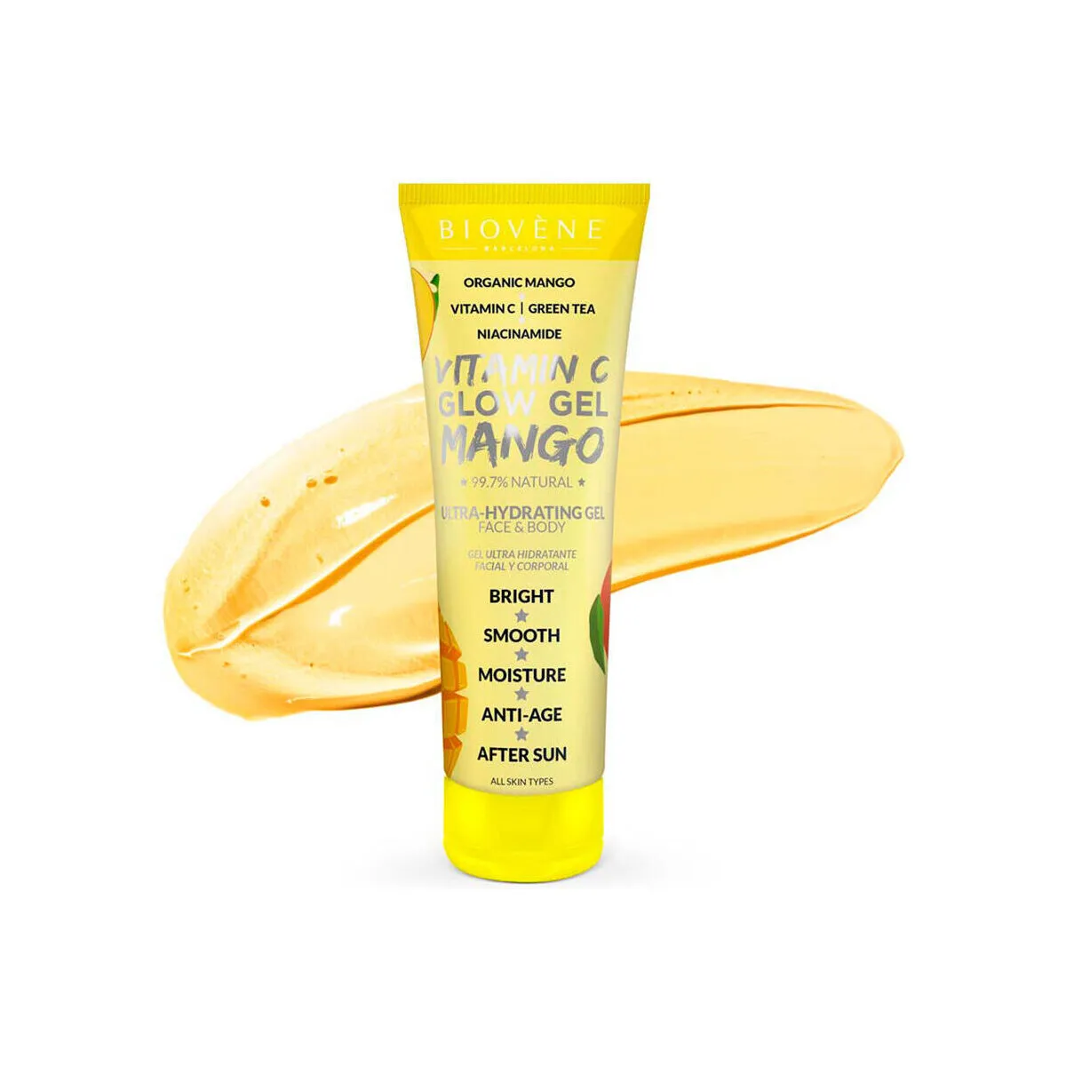 VITAMIN C GLOW GEL MANGO ULTRAHYDRATING GEL FACE & BODY