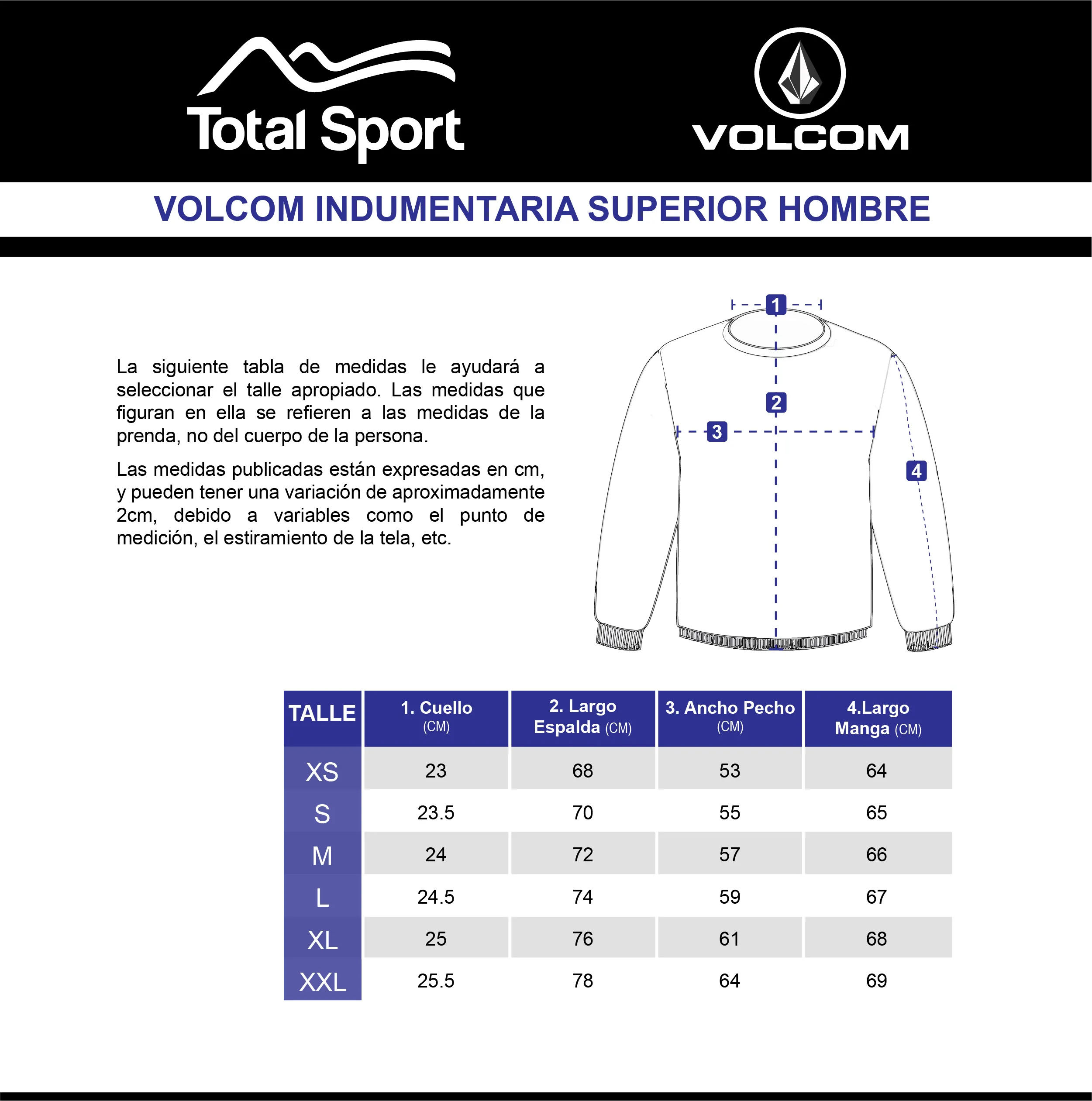 Volcom Remera Te Mc Perennial Fty – Hombre – 03259