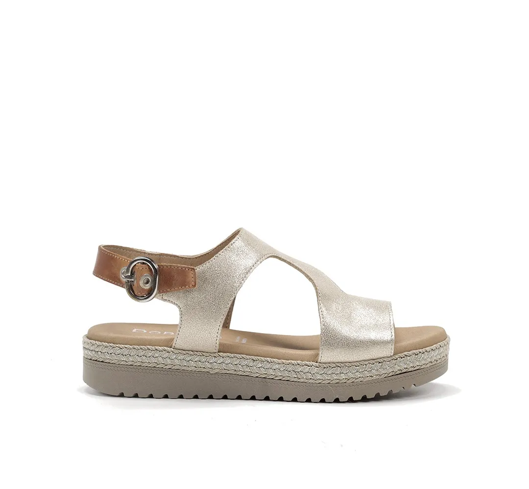 WENT D8234 Sandalia Dorada