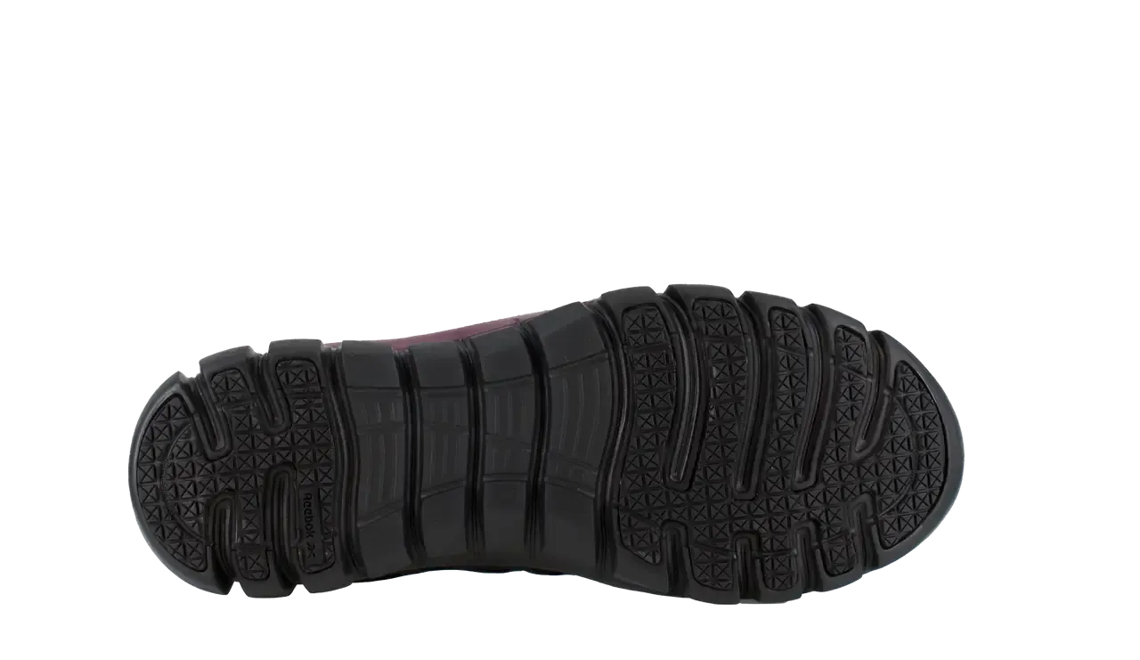 WOMEN'S SUBLITE CUSHION COMPOSITETOE ATHLETIC WORK SHOE BLACK/PLUM