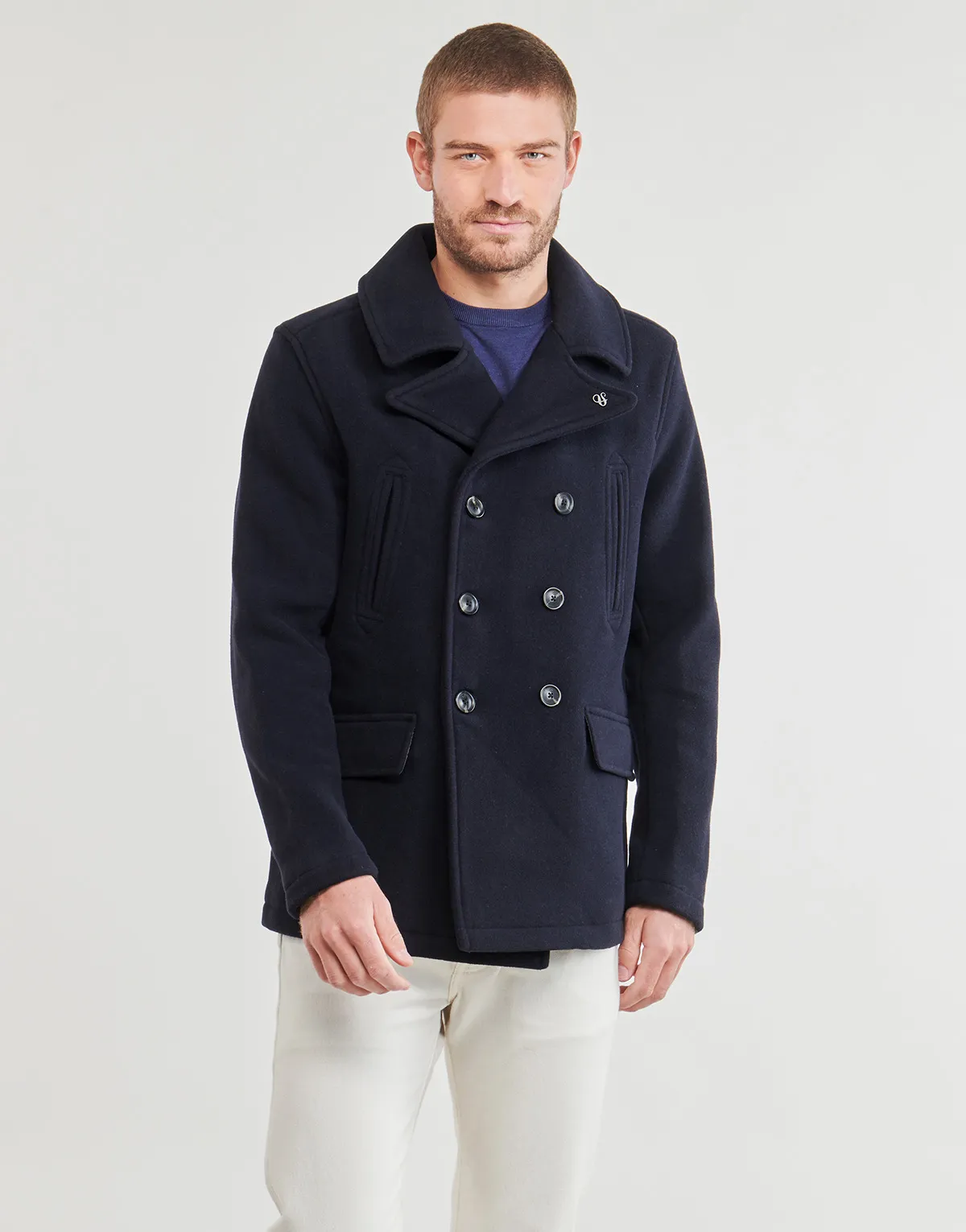 Wool Blend Peacoat