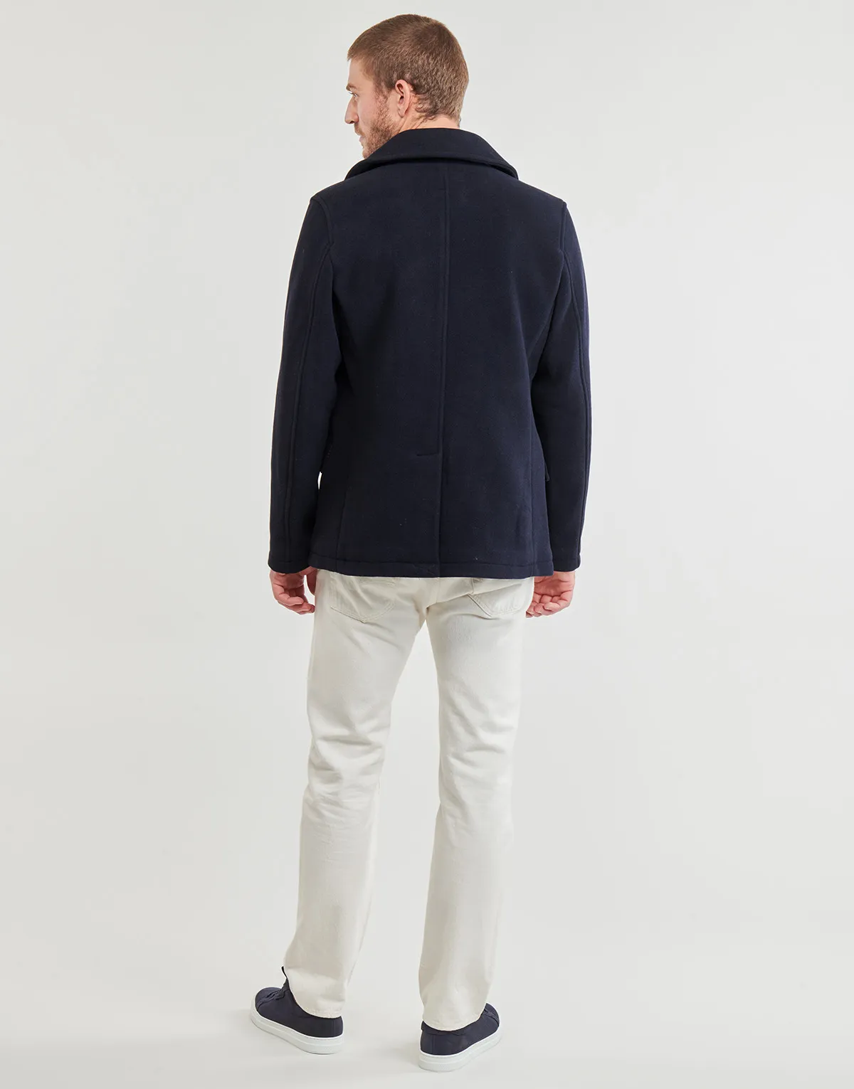 Wool Blend Peacoat