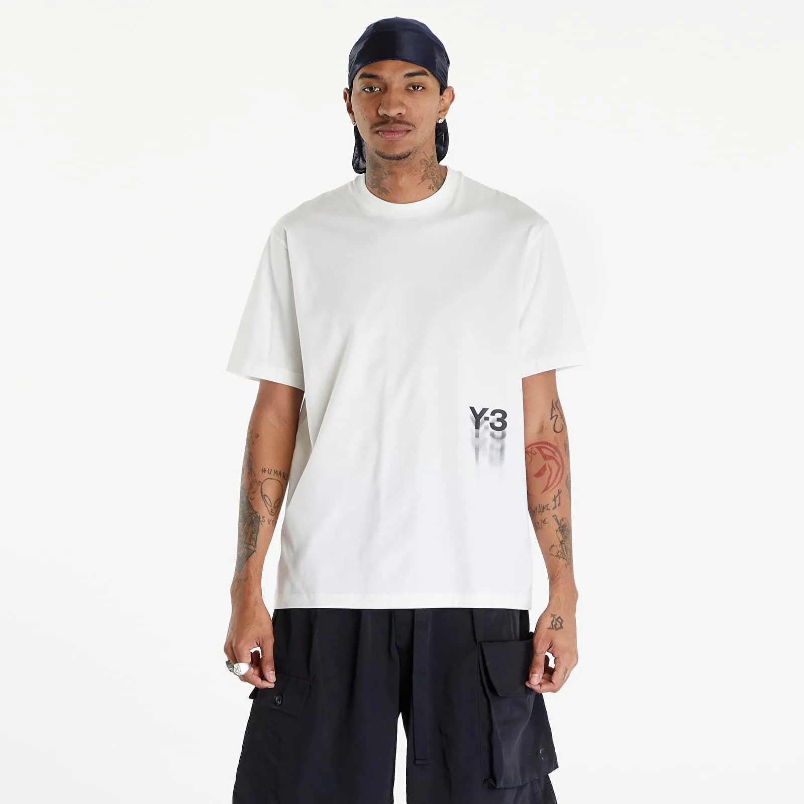 Y3 GRAPHIC SHORT SLEEVE TSHIRT UNISEX OFF WHITE