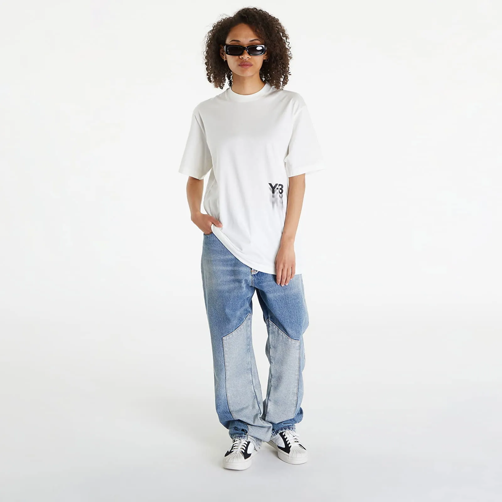 Y3 GRAPHIC SHORT SLEEVE TSHIRT UNISEX OFF WHITE
