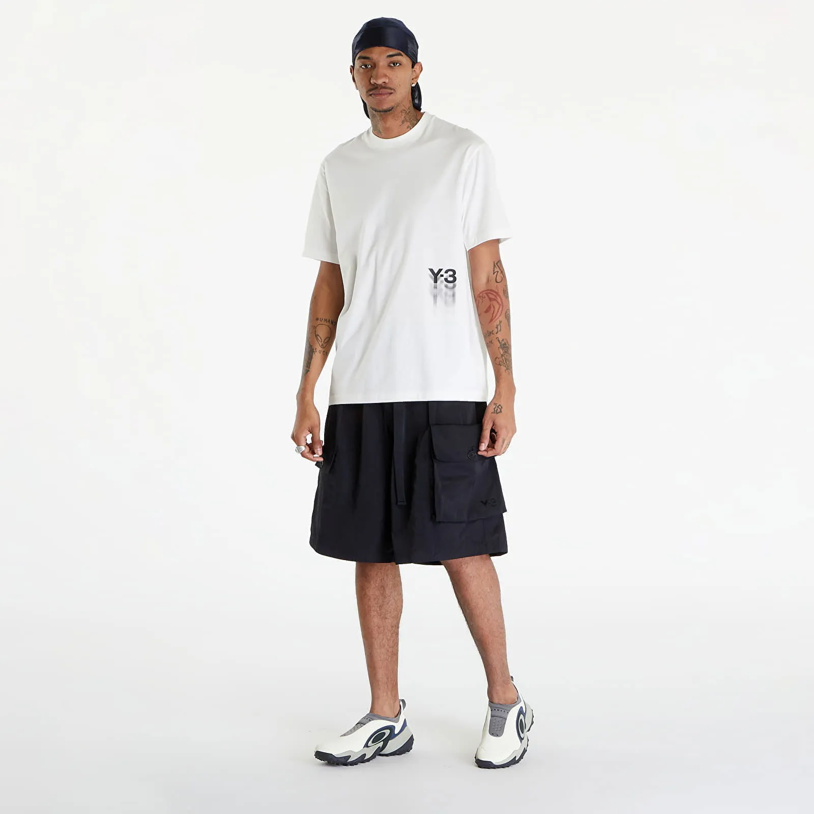 Y3 GRAPHIC SHORT SLEEVE TSHIRT UNISEX OFF WHITE