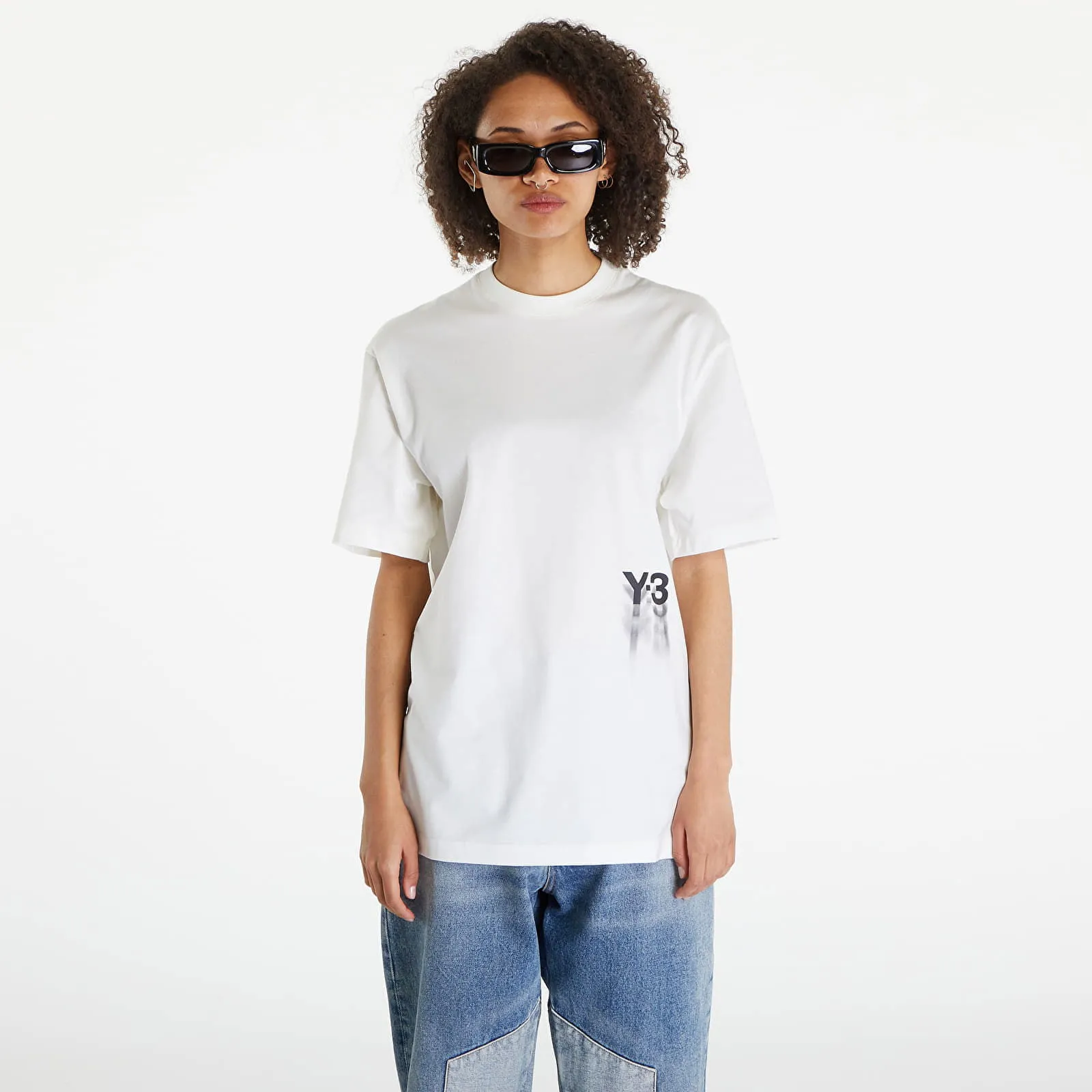 Y3 GRAPHIC SHORT SLEEVE TSHIRT UNISEX OFF WHITE