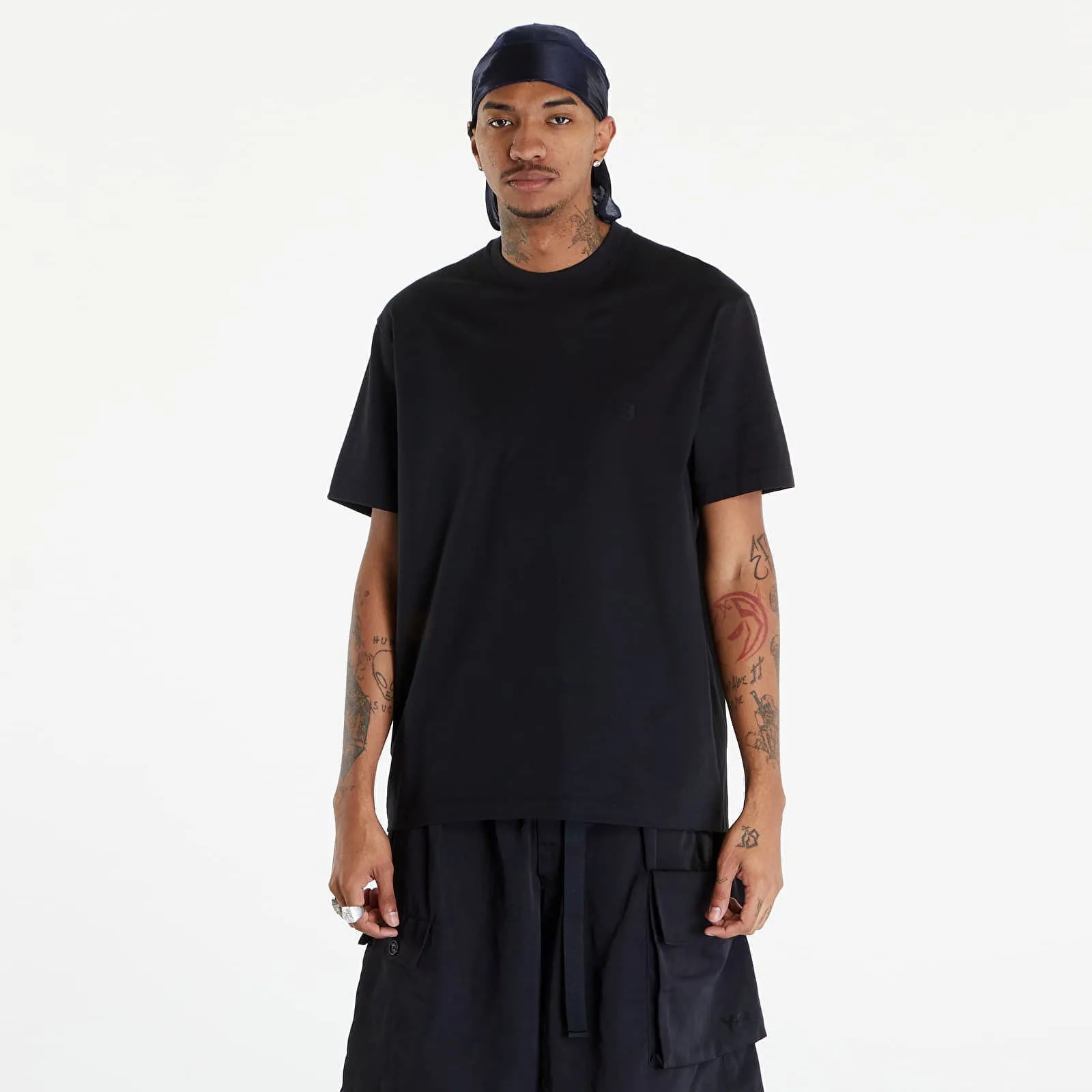 Y3 RELAXED SHORT SLEEVE TEE UNISEX BLACK