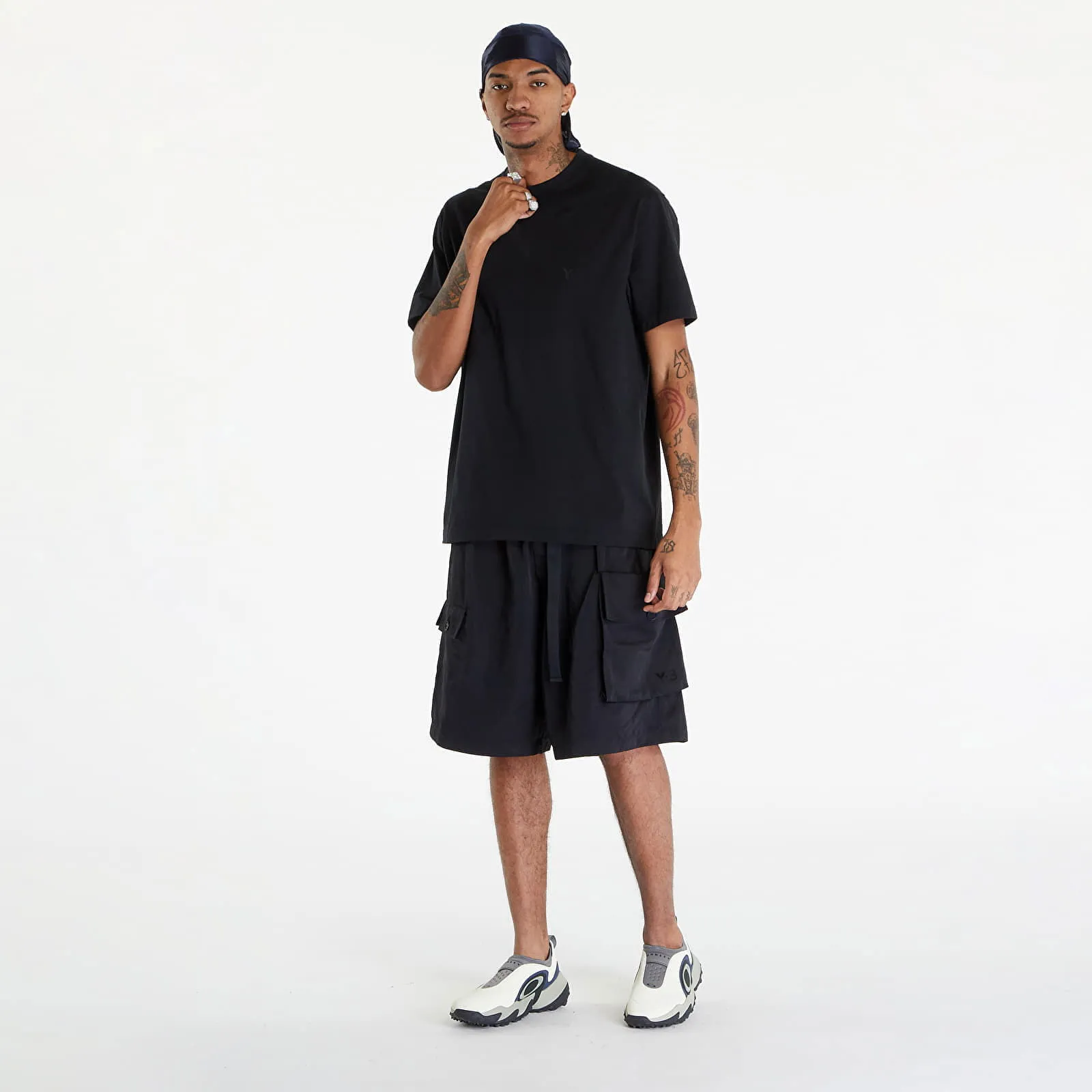 Y3 RELAXED SHORT SLEEVE TEE UNISEX BLACK