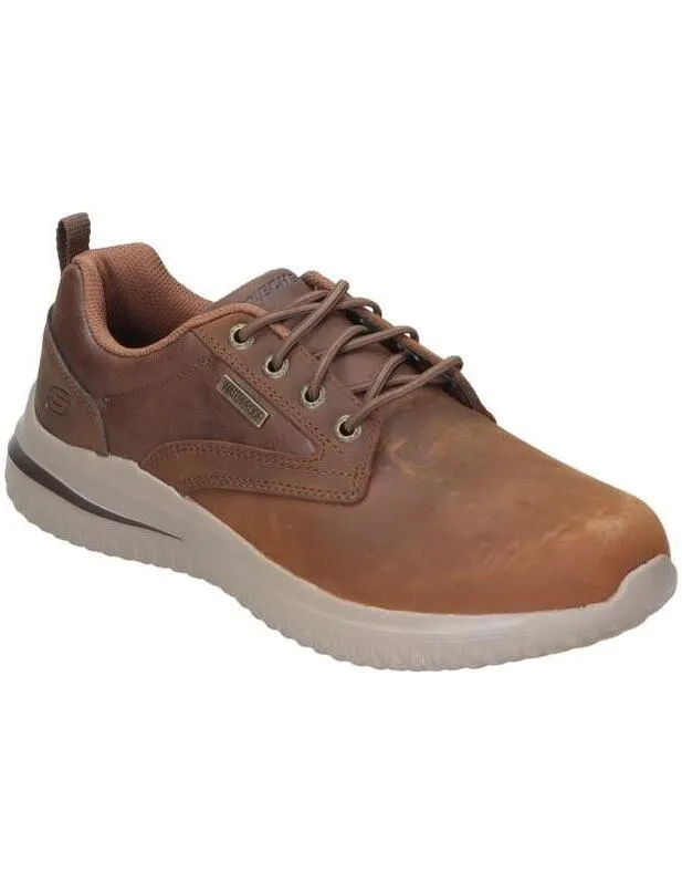 ZAPATILLA SKECHERS DELSON 3.0GLAVINE EN MARRóN PARA HOMBRE