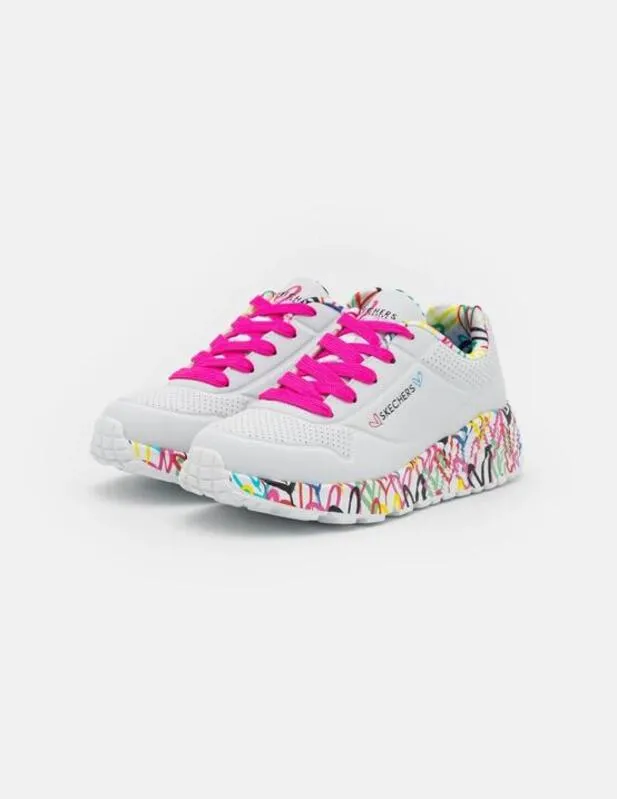 ZAPATILLA SKECHERS UNO LITELOVELY LUV MULTICOLOR
