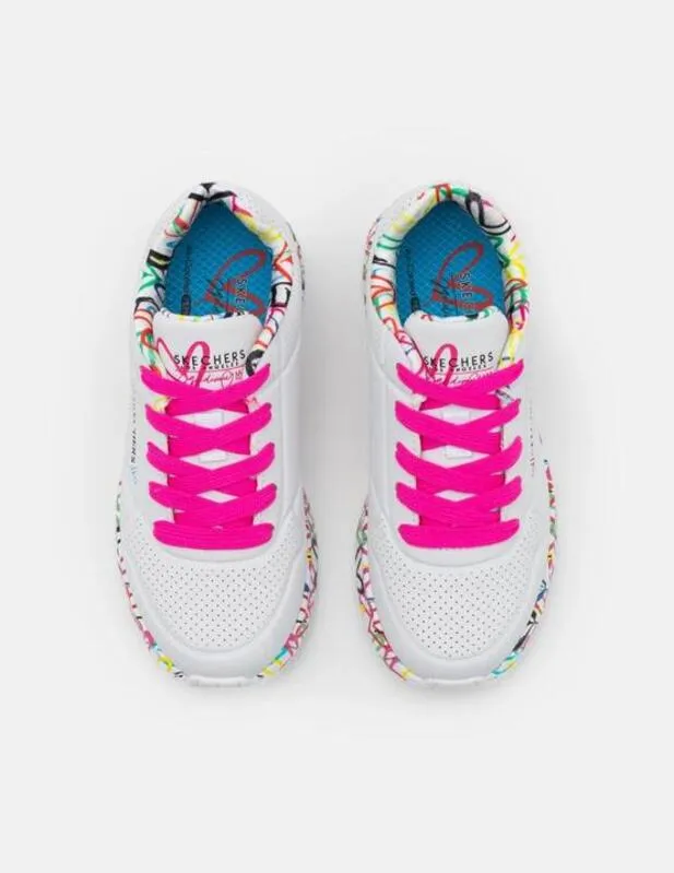 ZAPATILLA SKECHERS UNO LITELOVELY LUV MULTICOLOR
