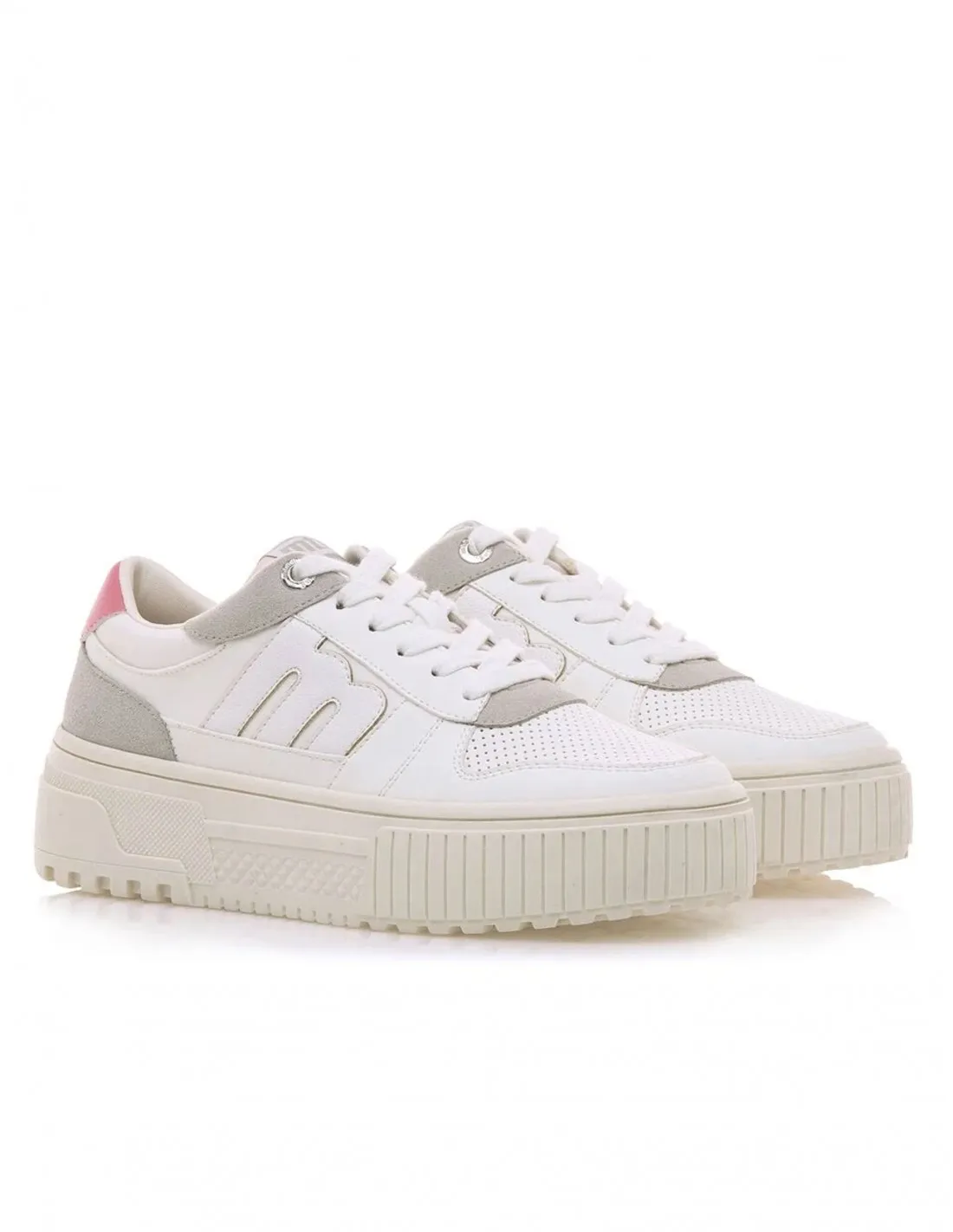 Zapatillas Blancas Plataforma Tower MUSTANG