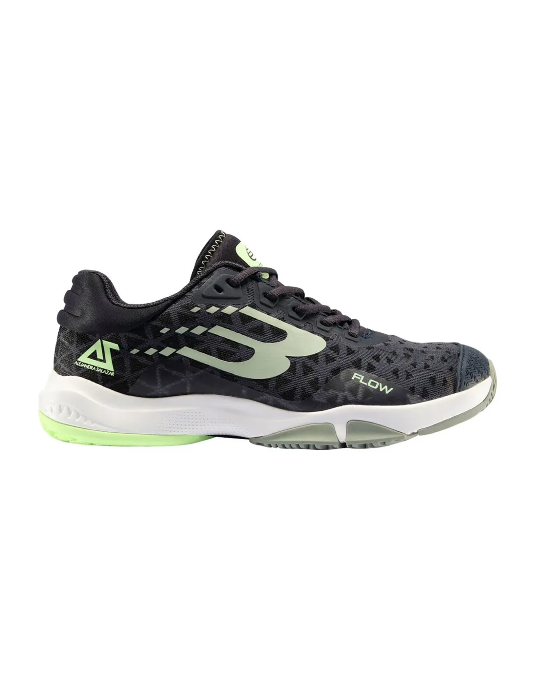 Zapatillas Bullpadel Flow 24v Negro/Eucali