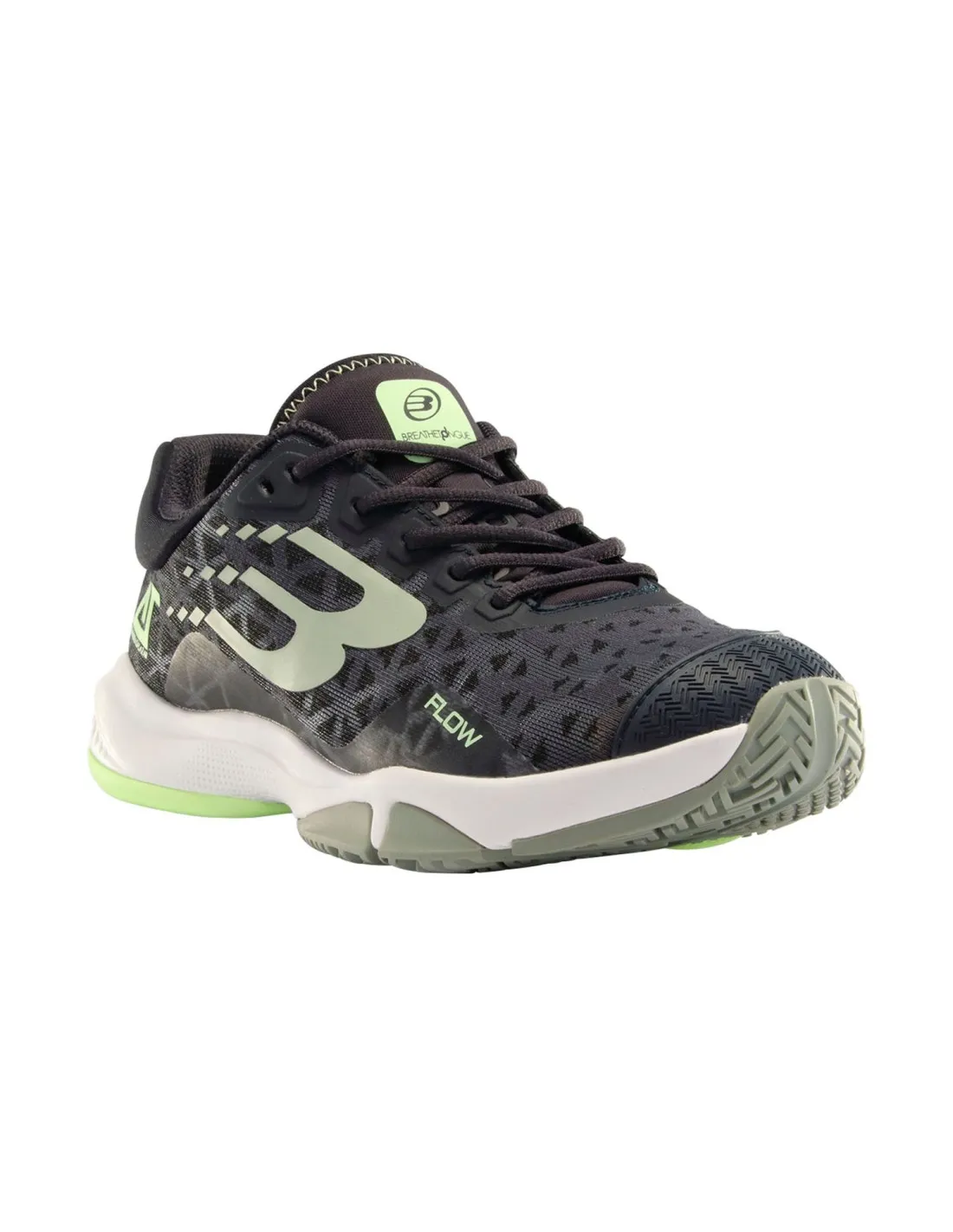 Zapatillas Bullpadel Flow 24v Negro/Eucali