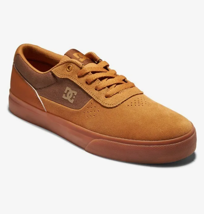 Zapatillas de piel ANTE DC SHOES para hombre SWITCH DARK (cwg) Ref. ADYS300431 camel/marrón