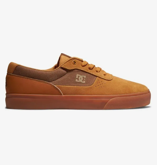 Zapatillas de piel ANTE DC SHOES para hombre SWITCH DARK (cwg) Ref. ADYS300431 camel/marrón