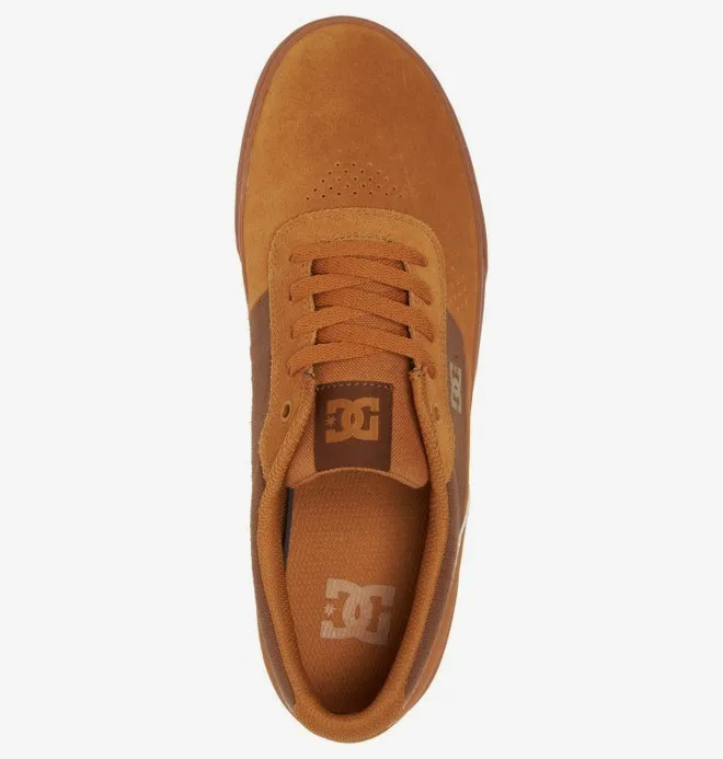 Zapatillas de piel ANTE DC SHOES para hombre SWITCH DARK (cwg) Ref. ADYS300431 camel/marrón