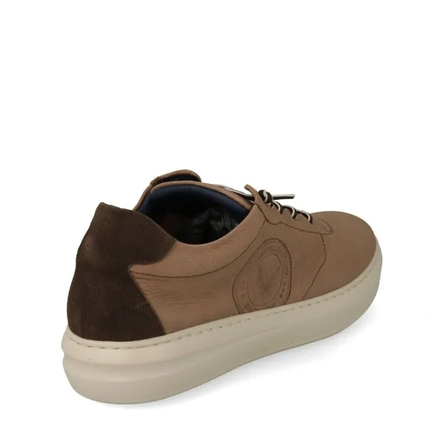 ZAPATILLAS DE VESTIR HOMBRE PIEL MOD. ALEX TAUPE