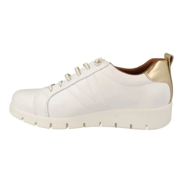 ZAPATILLAS de VESTIR MUJER BLANCAS MOD. YUKIRO