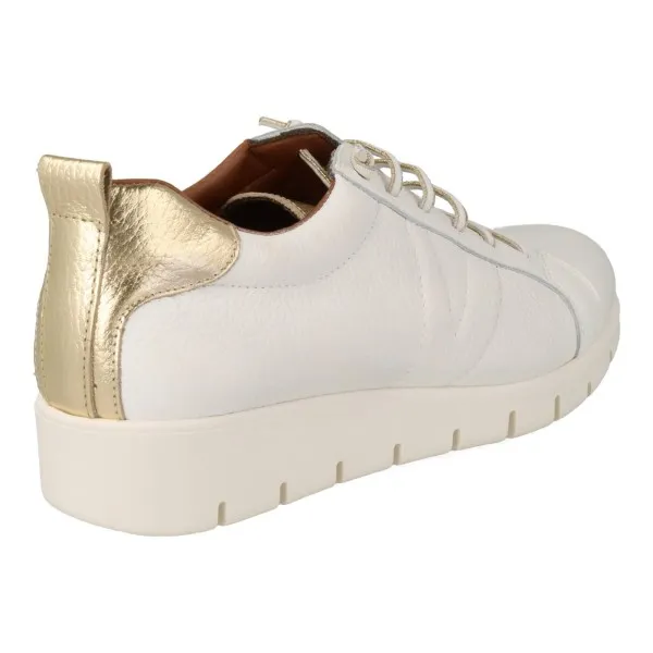 ZAPATILLAS de VESTIR MUJER BLANCAS MOD. YUKIRO