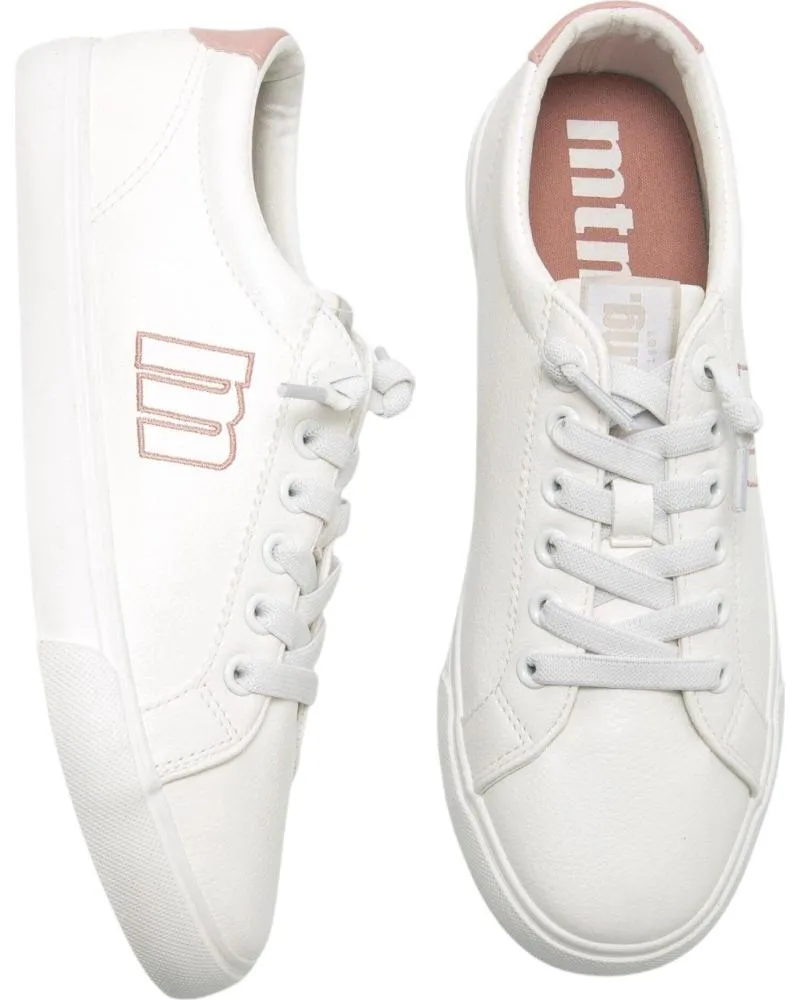Zapatillas deporte MTNG  de Mujer DEPORTIVOS DE MUJER MUSTANG 60142 EN  BLANCO