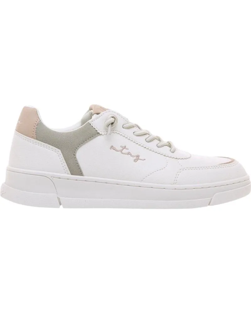 Zapatillas deporte MTNG  de Mujer DEPORTIVOS DE MUJER MUSTANG 60367 EN  BLANCO