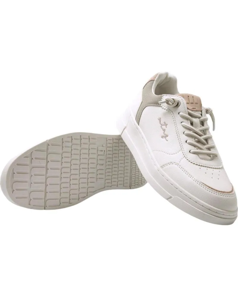 Zapatillas deporte MTNG  de Mujer DEPORTIVOS DE MUJER MUSTANG 60367 EN  BLANCO