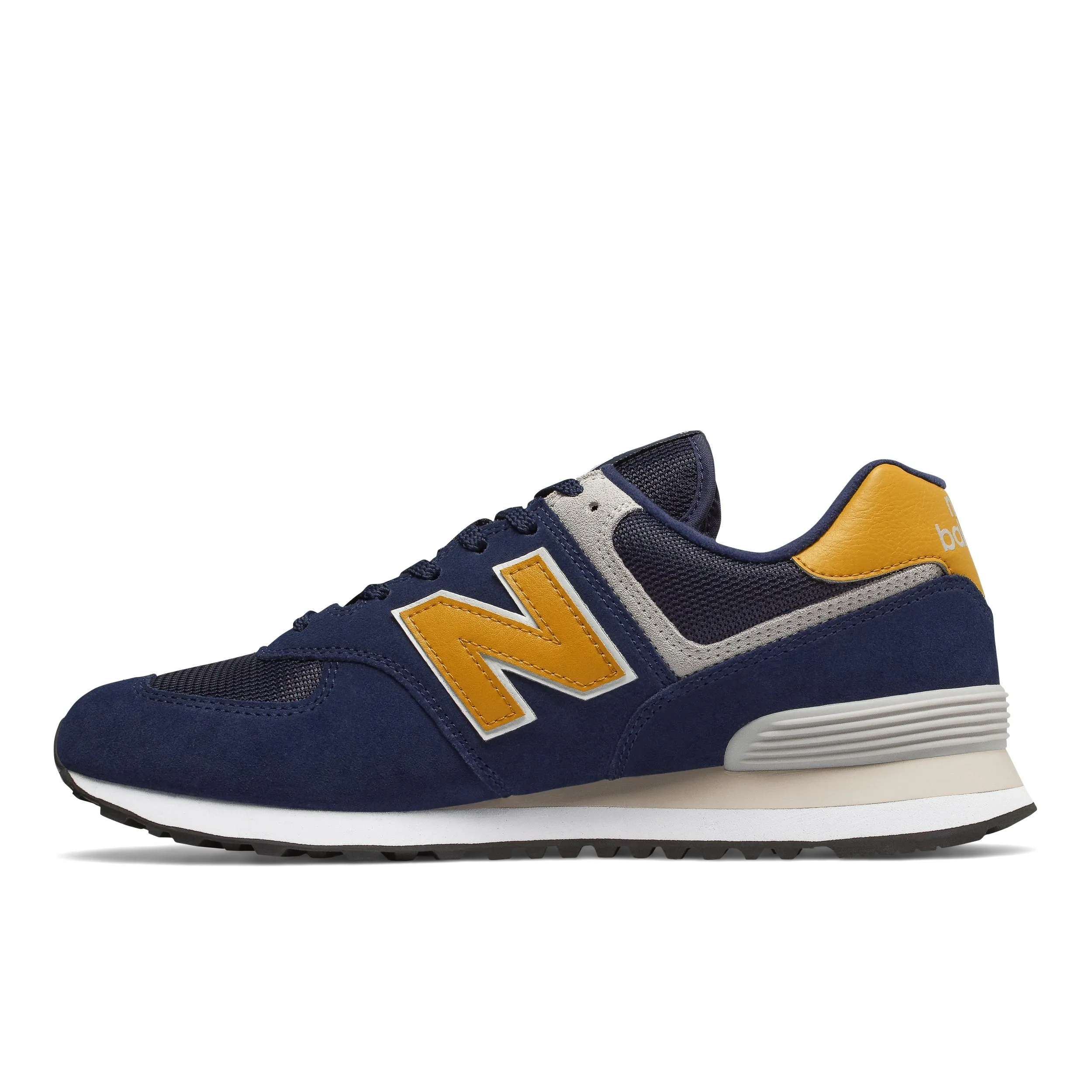 Zapatillas Urbanas Hombre New Balance 574 Azul Marino/Mostaza