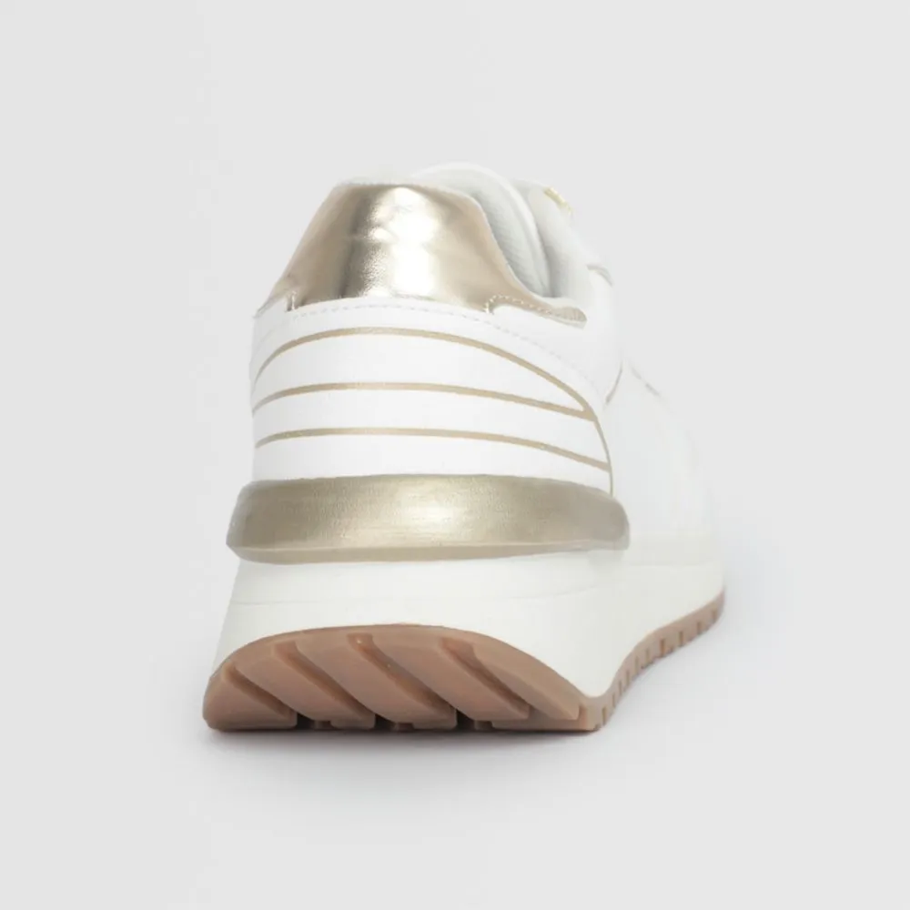 Zapatillas Urbanas Para Mujer Malabar Platina Blanco 1