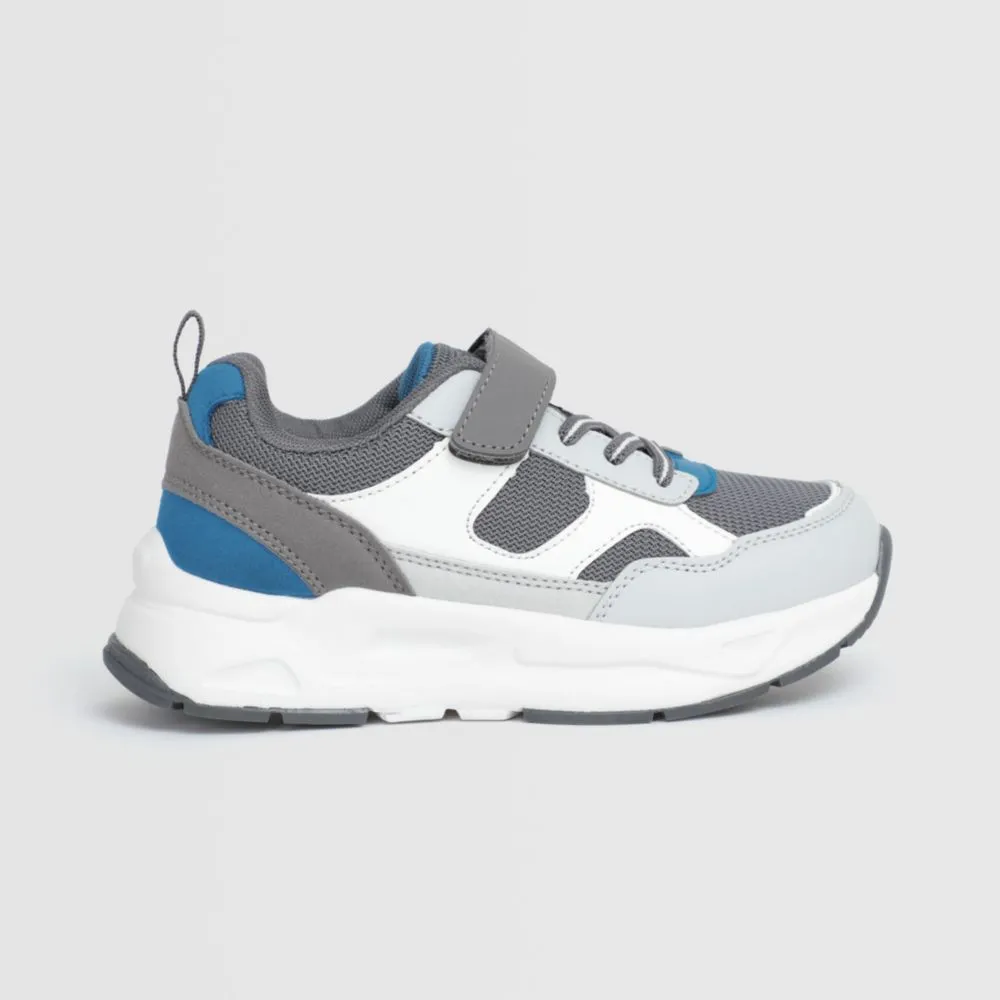 Zapatillas Urbanas Para Niño Circus Textil Jo Gris