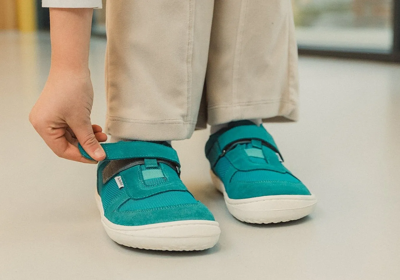ZAPATOS BE LENKA JOY  TURQUOISE & WHITE  UNISEX JUNIOR