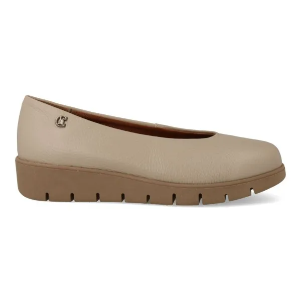 ZAPATOS COMODOS MUJER PIEL MOD. KIRA BEIGE