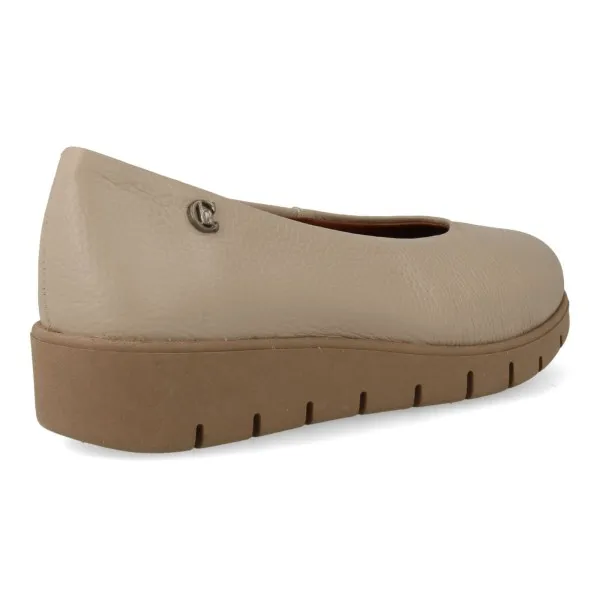 ZAPATOS COMODOS MUJER PIEL MOD. KIRA BEIGE