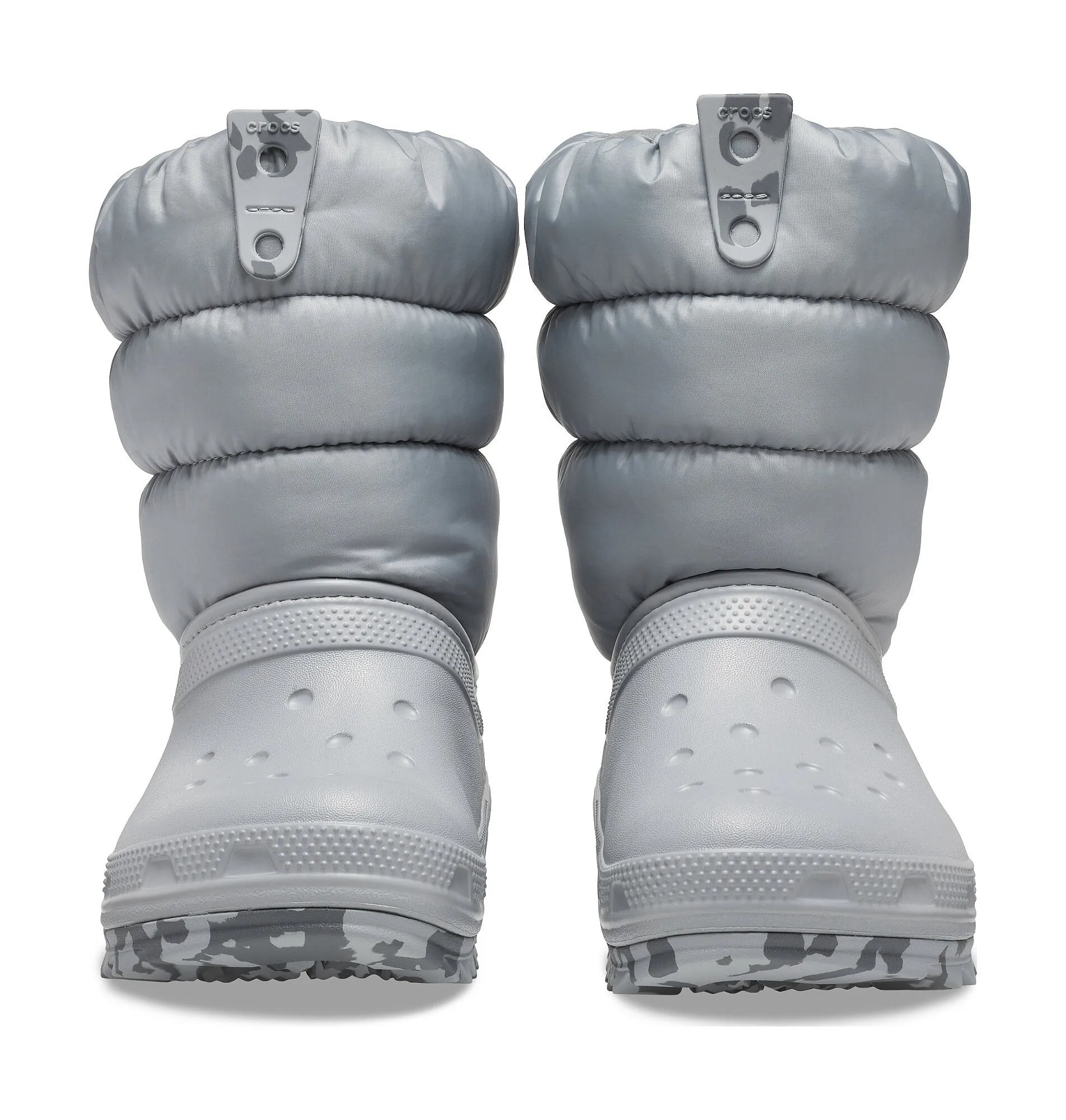 ZAPATOS CROCS CLASSIC NEO PUFF BOOT K  LIGHT GREY  UNISEX JUNIOR