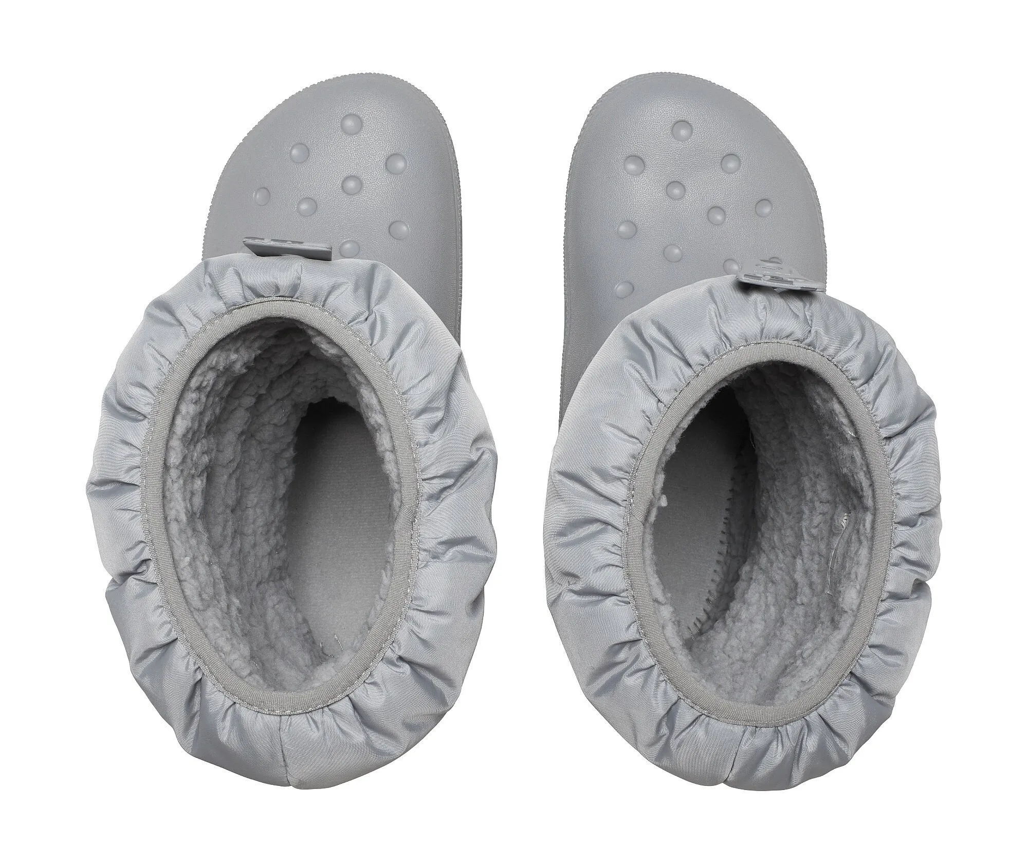 ZAPATOS CROCS CLASSIC NEO PUFF BOOT K  LIGHT GREY  UNISEX JUNIOR