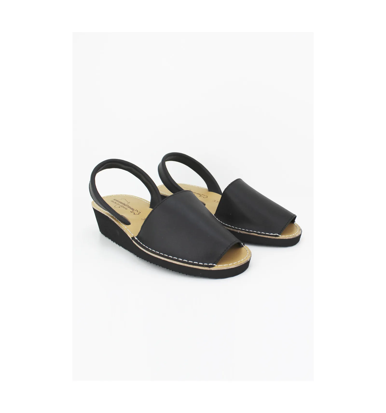 ZAPATTU  MENORQUINA CUñA NEGRO