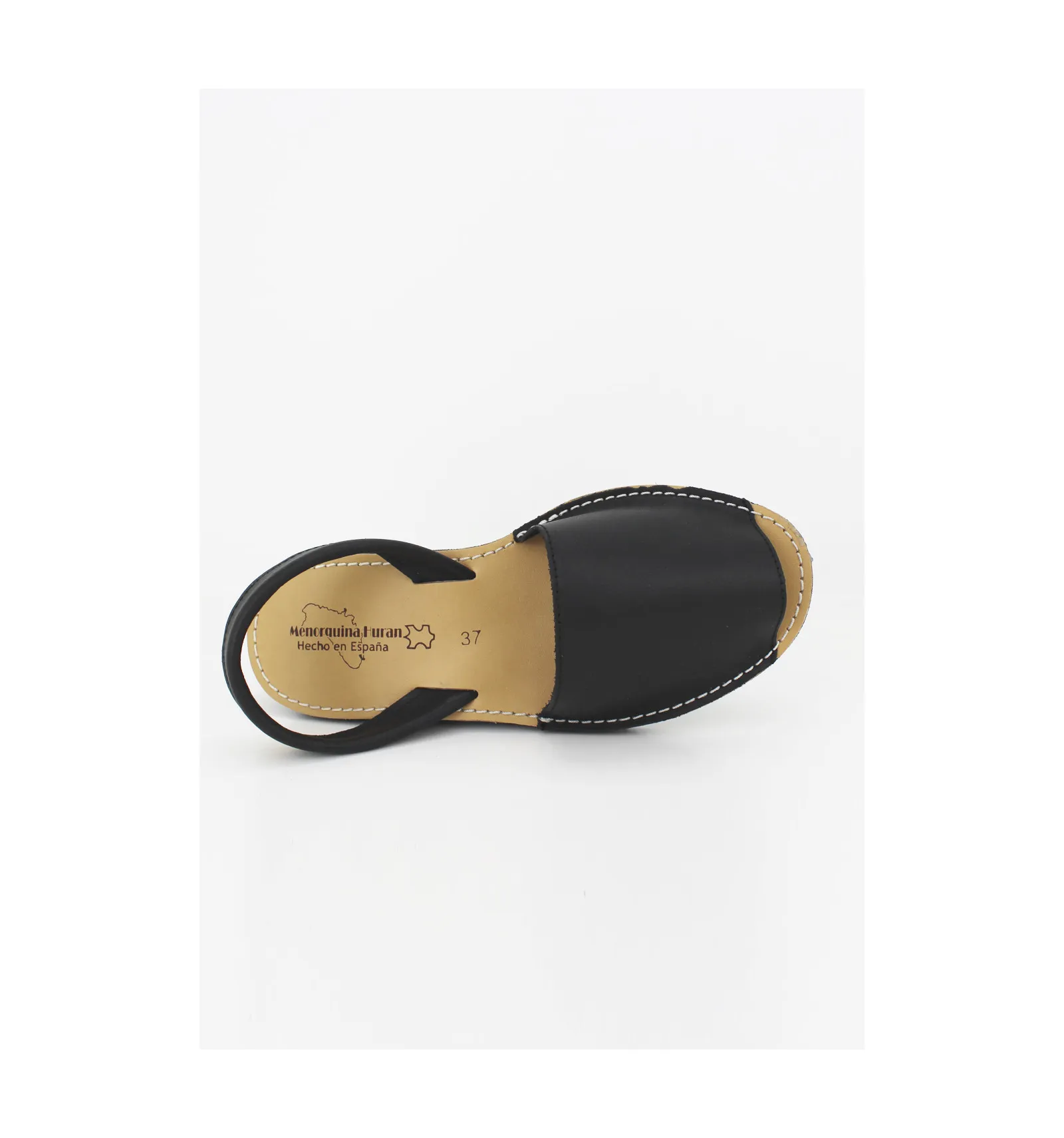 ZAPATTU  MENORQUINA CUñA NEGRO