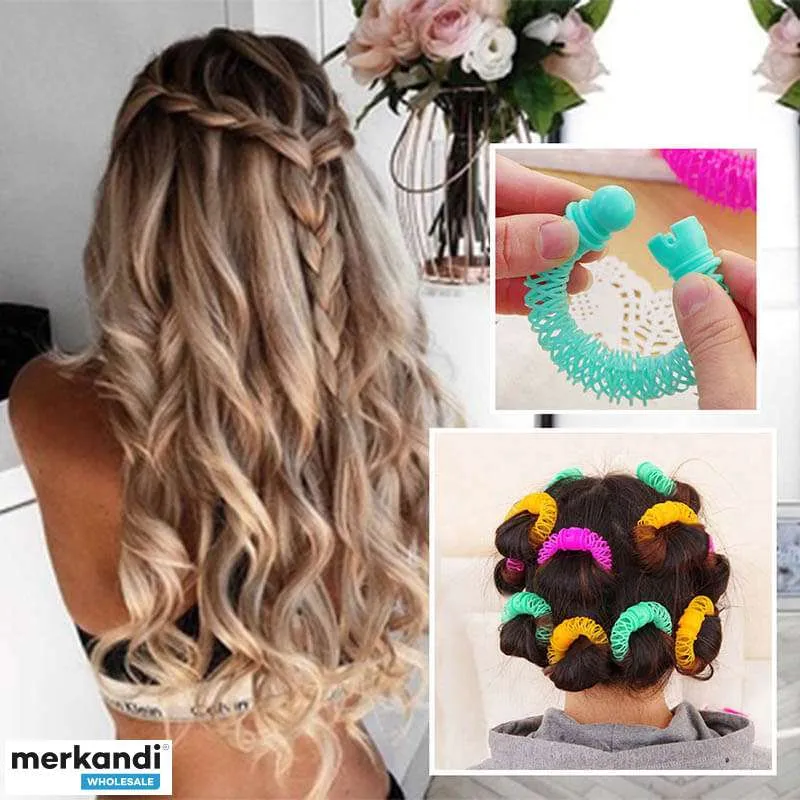 ¡Eleve la colección de cuidado del cabello de su tienda con rizadores de cabello rizado para rizos y volumen sin esfuerzo! (Paqu